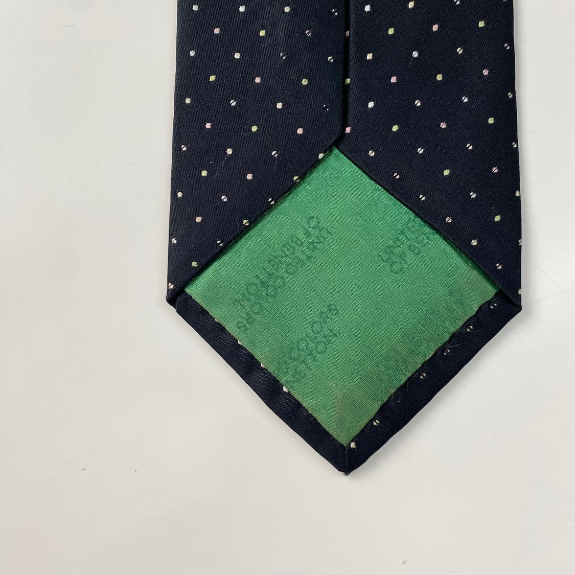 베네통 명품 정품도트 블랙넥타이 (BENETTON) 상품이미지8