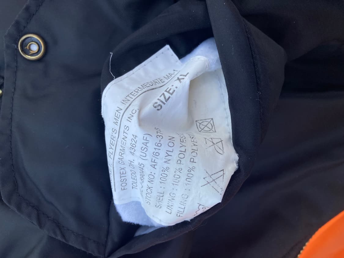 포스텍스 가먼츠 봄버 블랙 상품이미지7