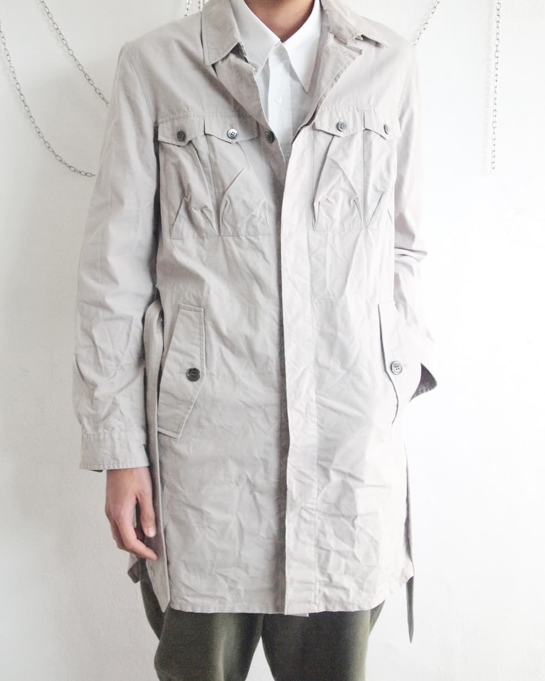 rare* [46] 크리스반아쉐 밀리터리 클립포켓 코트 상품이미지3