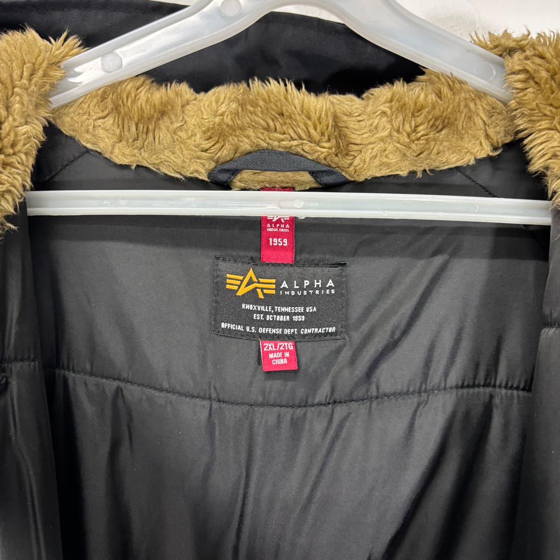 2XL 알파인더스트리 블랙 N3B 야상점퍼 상품이미지4