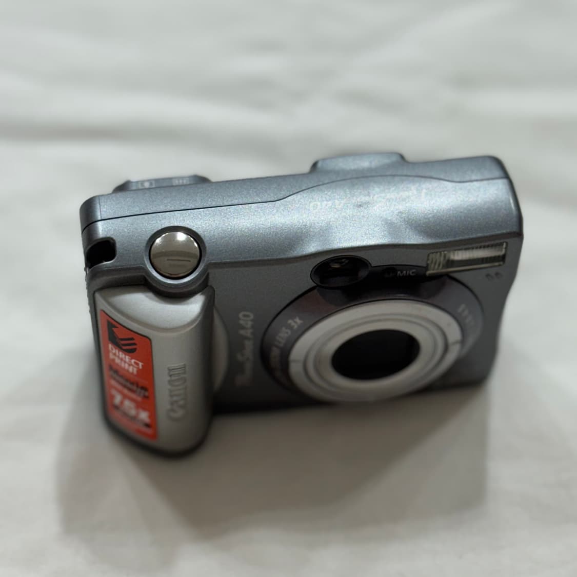 작례⭕️ 캐논 파워샷 A40 실버 디카 카메라 canon 상품이미지4