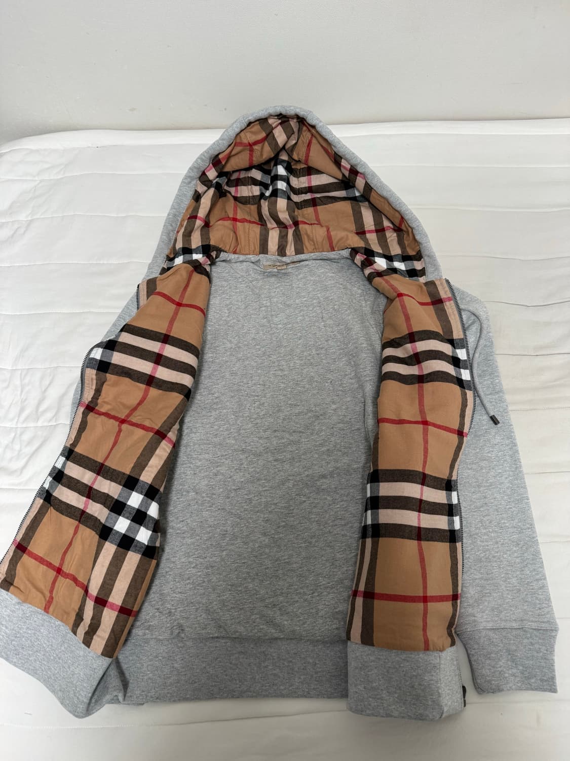 버버리 체크 후드집업 상품이미지4