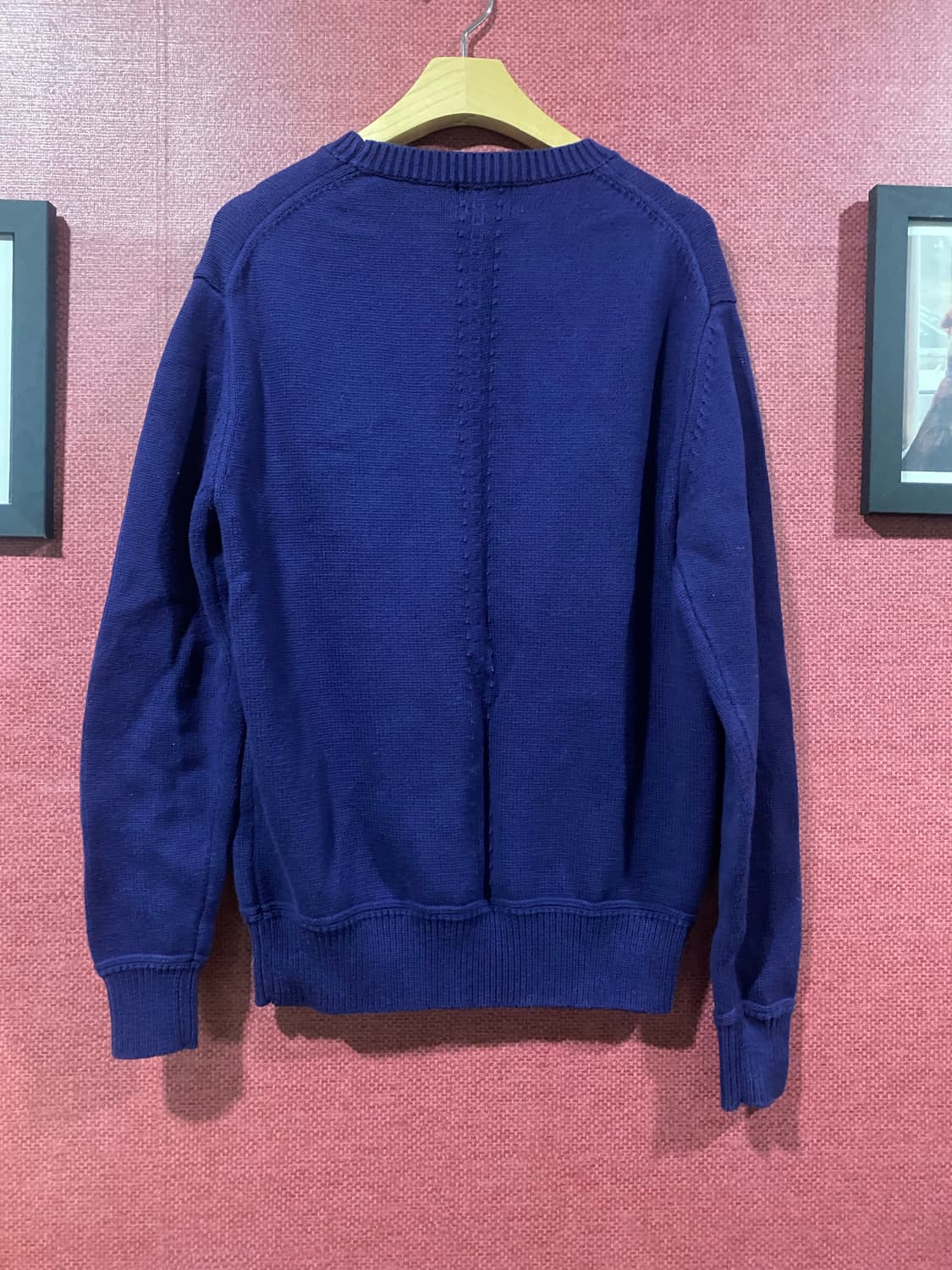 마리떼 프랑소와 저버 네이비 로고 니트 S 상품이미지6