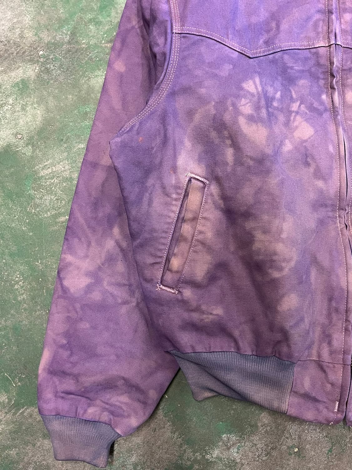 [XL] 칼하트 산타페 빈티지 자켓 J14 오버다이 커스텀 디트로이트 상품이미지7