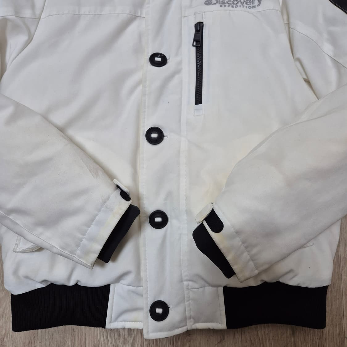 디스커버리 덕다운 후드 숏패딩 점퍼 M(95) 상품이미지3