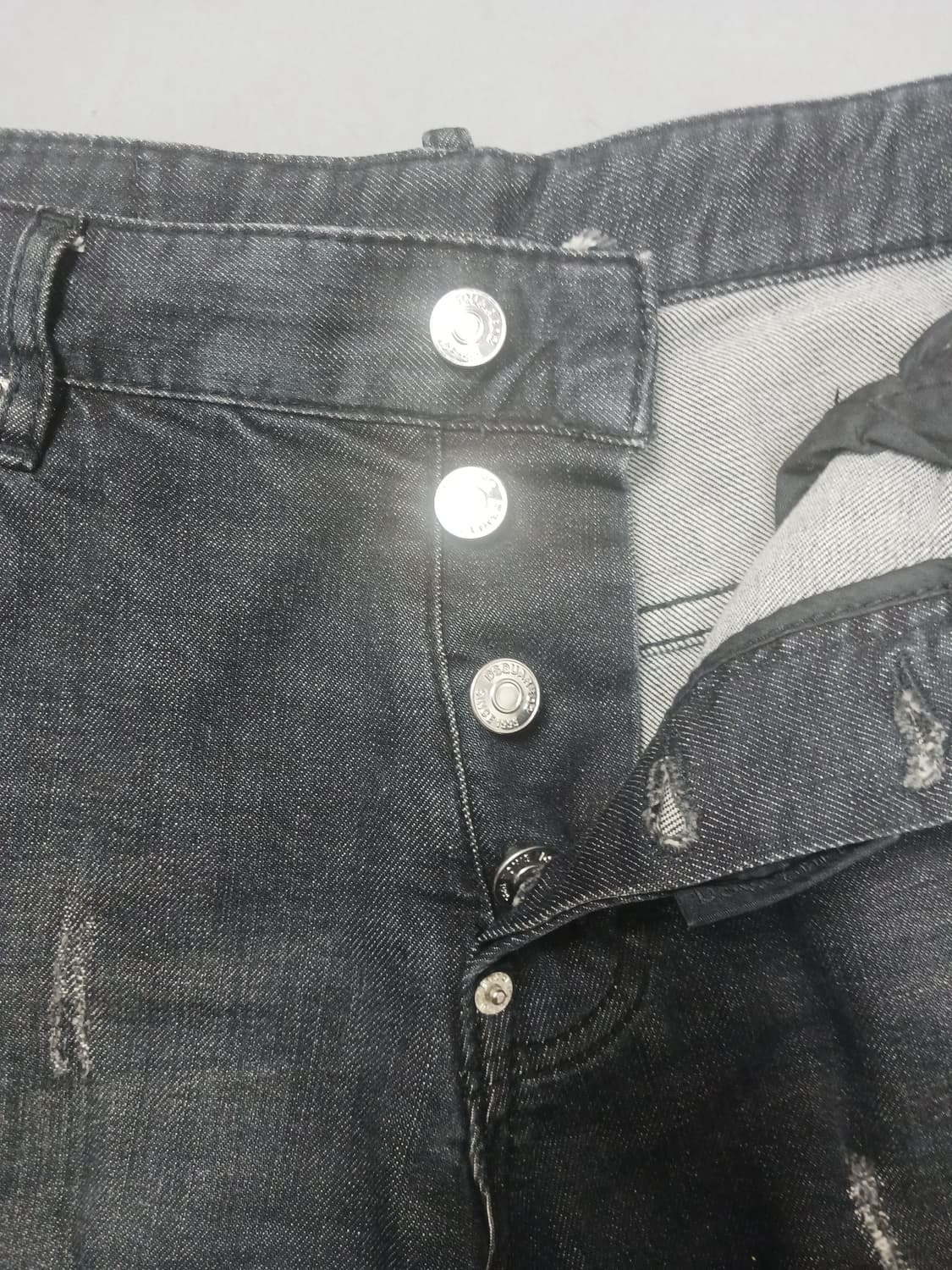 [34] 디스퀘어드2 더티오일 블랙 M 부블레진 청바지 상품이미지6