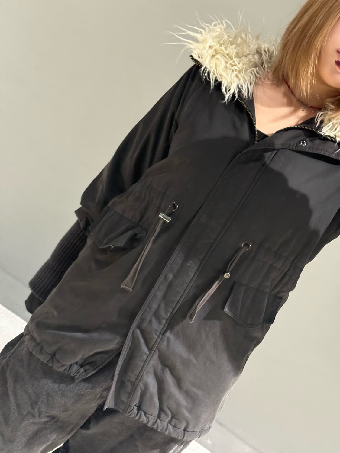 fur trimming detail field jacket 상품이미지4