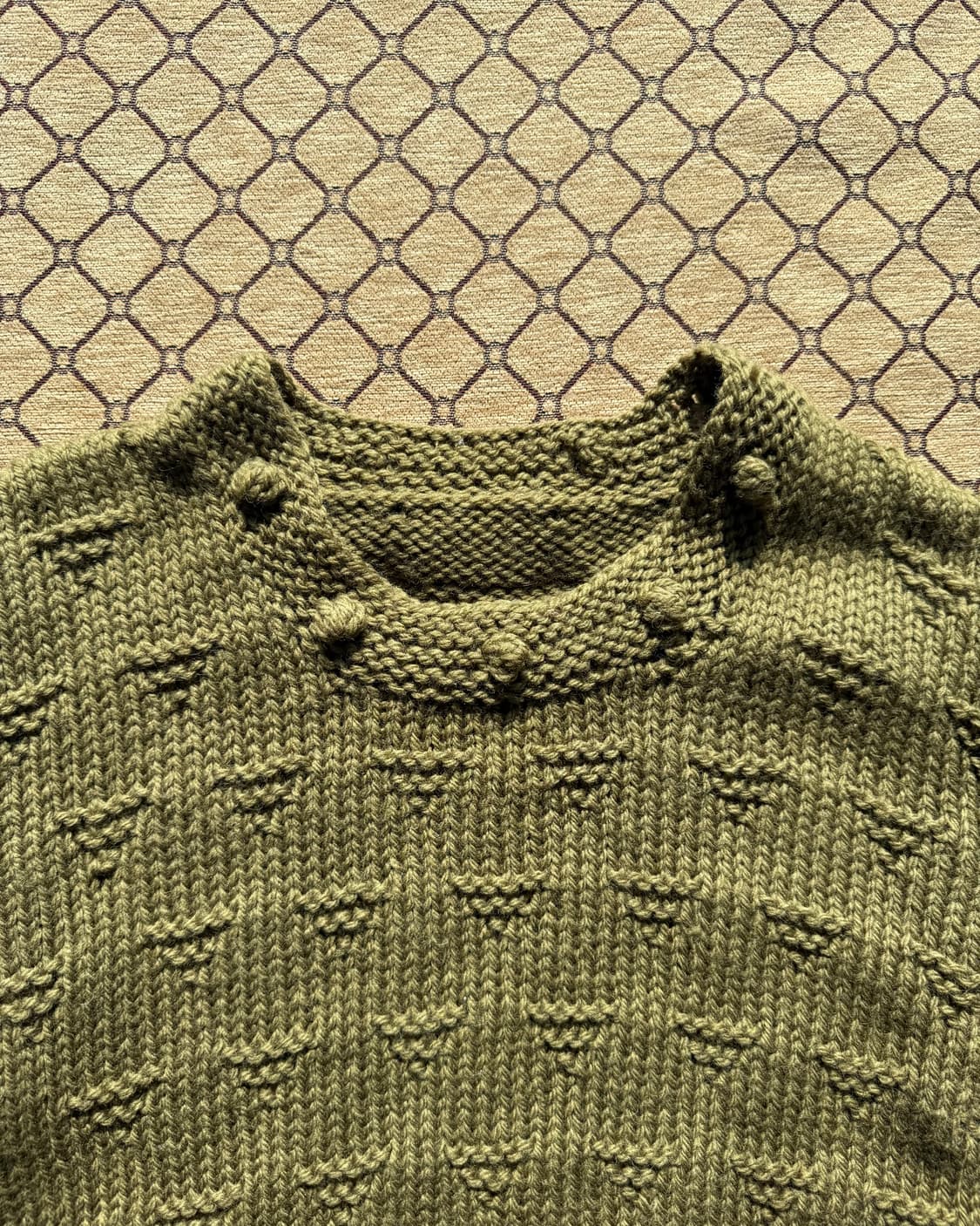 그린린 목방울 니트 상품이미지1