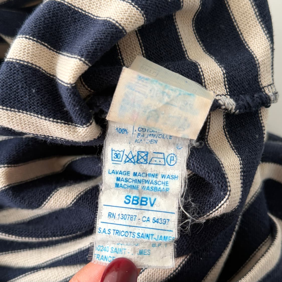 [S] 세인트제임스 보트넥 스트라이프 긴팔티 상품이미지6