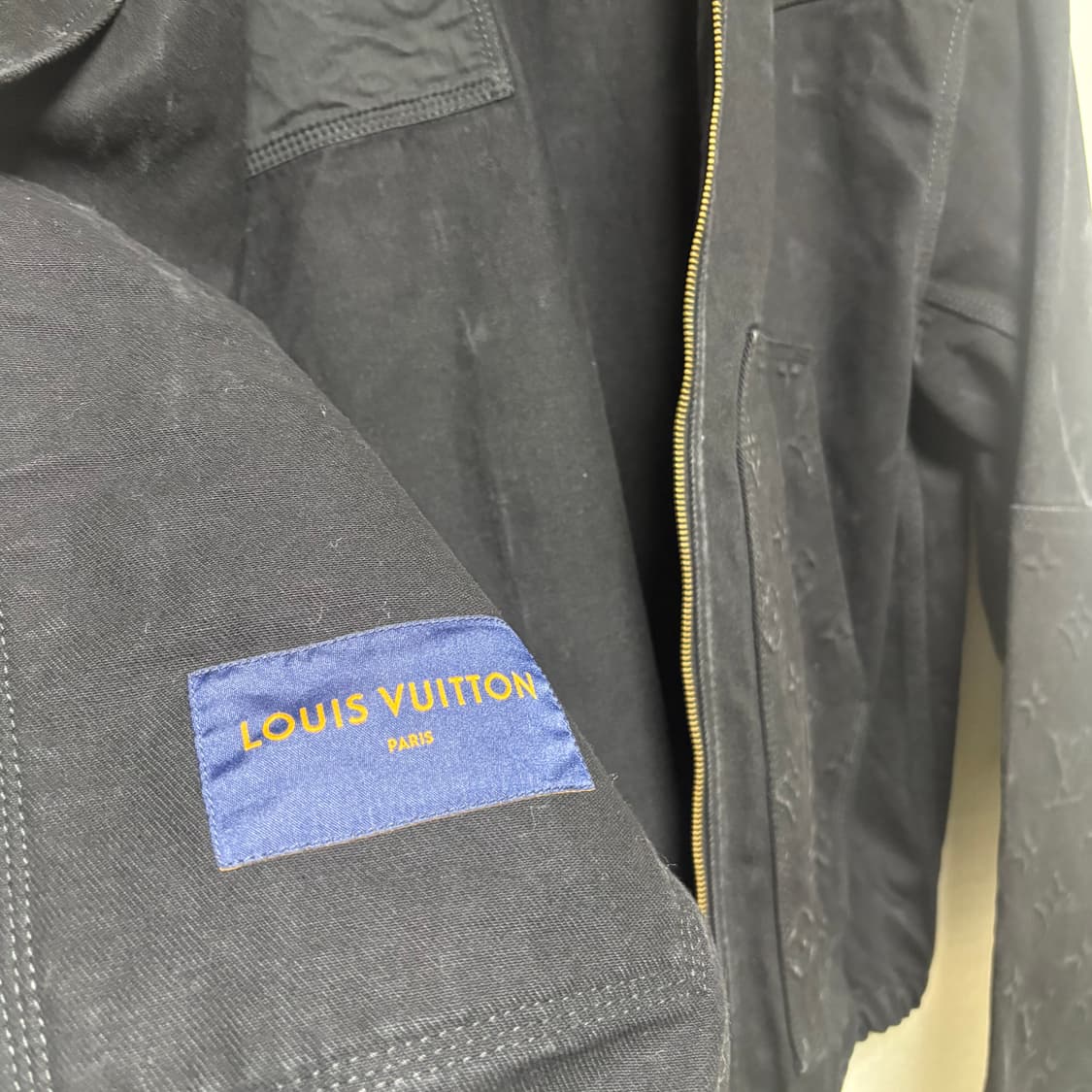 [50/새상품급] 루이비통 모노그램 카펜터 데님 후드집업 자켓 상품이미지3