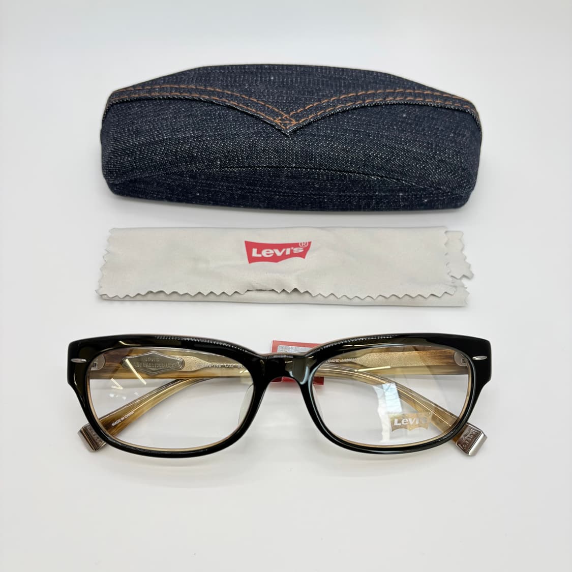 LEVI'S 리바이스 블랙 브라운 뿔테 (정품케이스 증정) 상품이미지9
