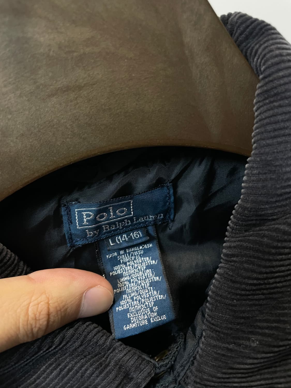 (보이즈 L) 폴로 랄프로렌 네이비 퀼팅 자켓 상품이미지4