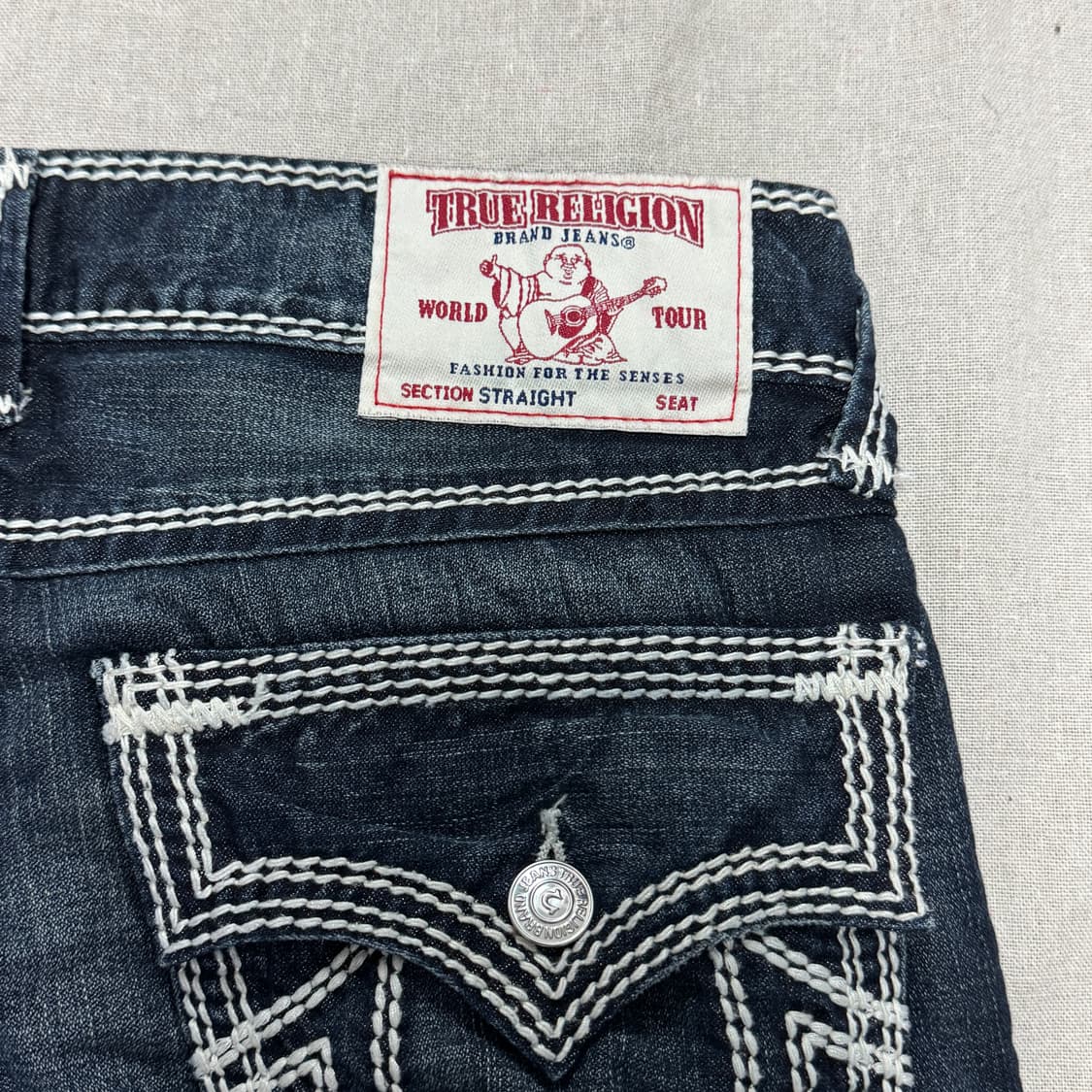 트루릴리전 스트레이트 스티치 데님팬츠 31 상품이미지8