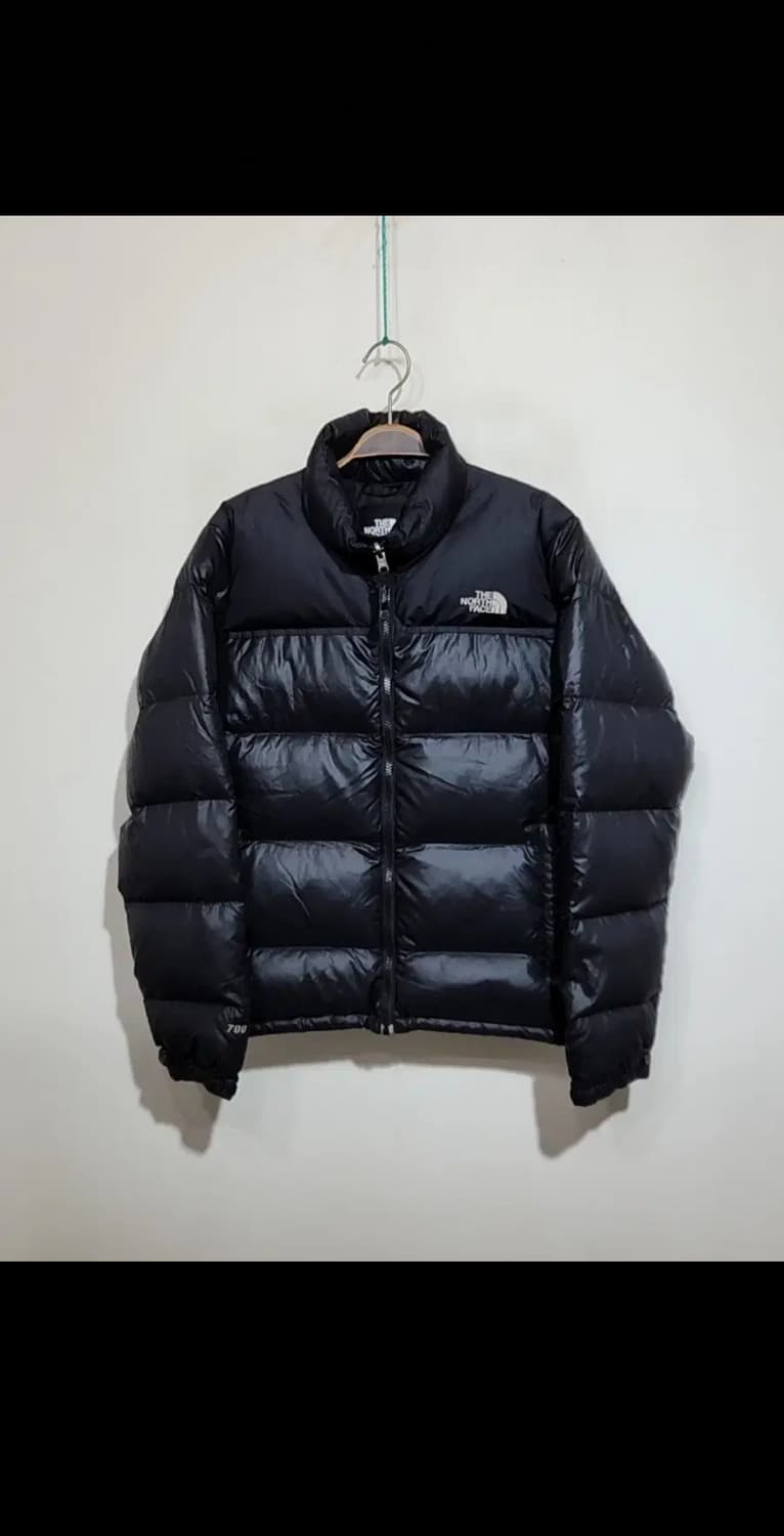 (L) 노스페이스 구스다운 눕시패딩 점퍼 블랙 거위털 700 자켓  상품이미지1