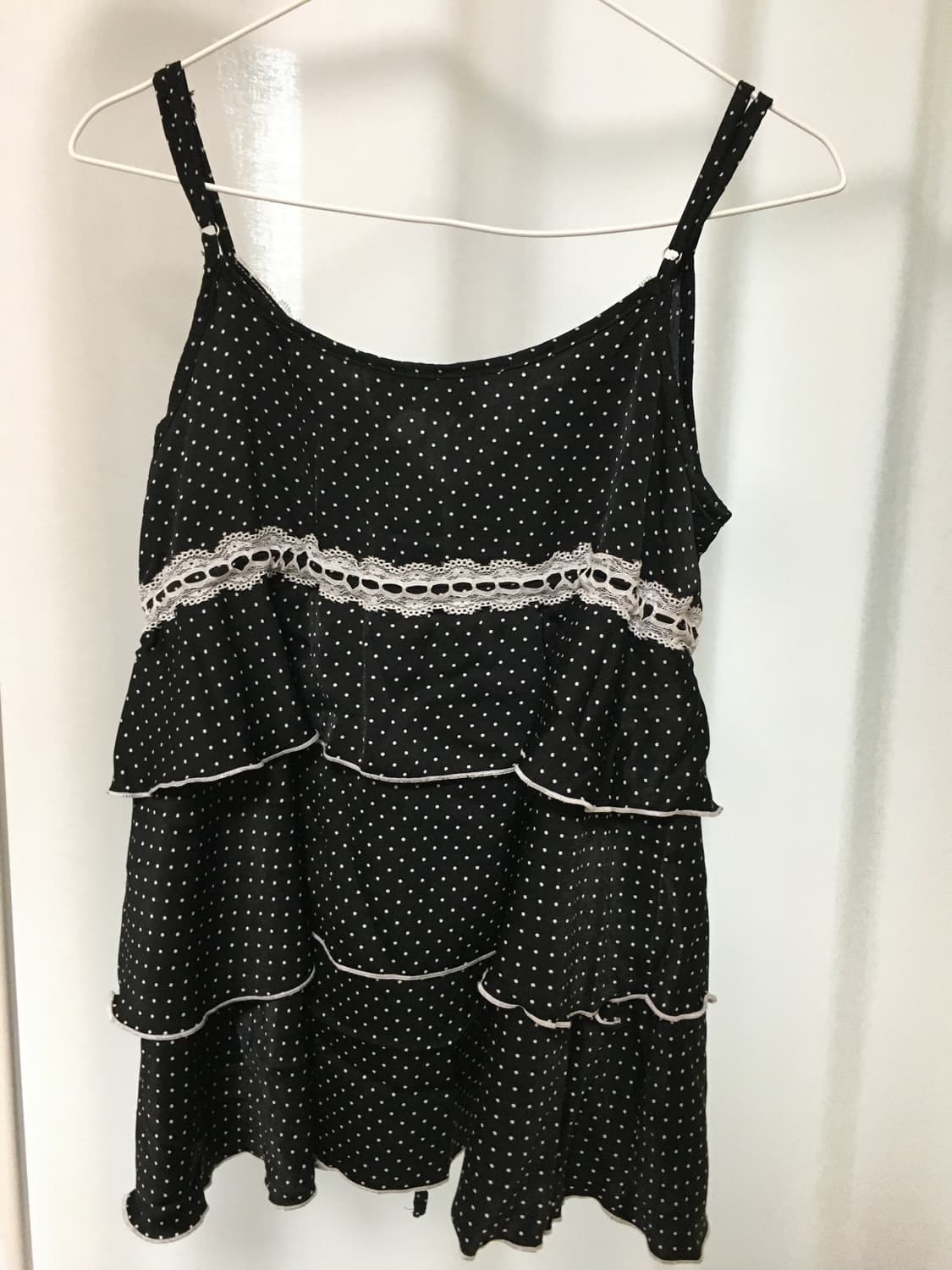 샵사이다 Dot layered lace sleeve 상품이미지2