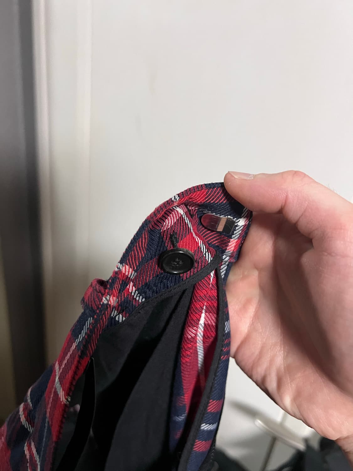 [46] 준지 19ss 런웨이 체크 조거팬츠 상품이미지3