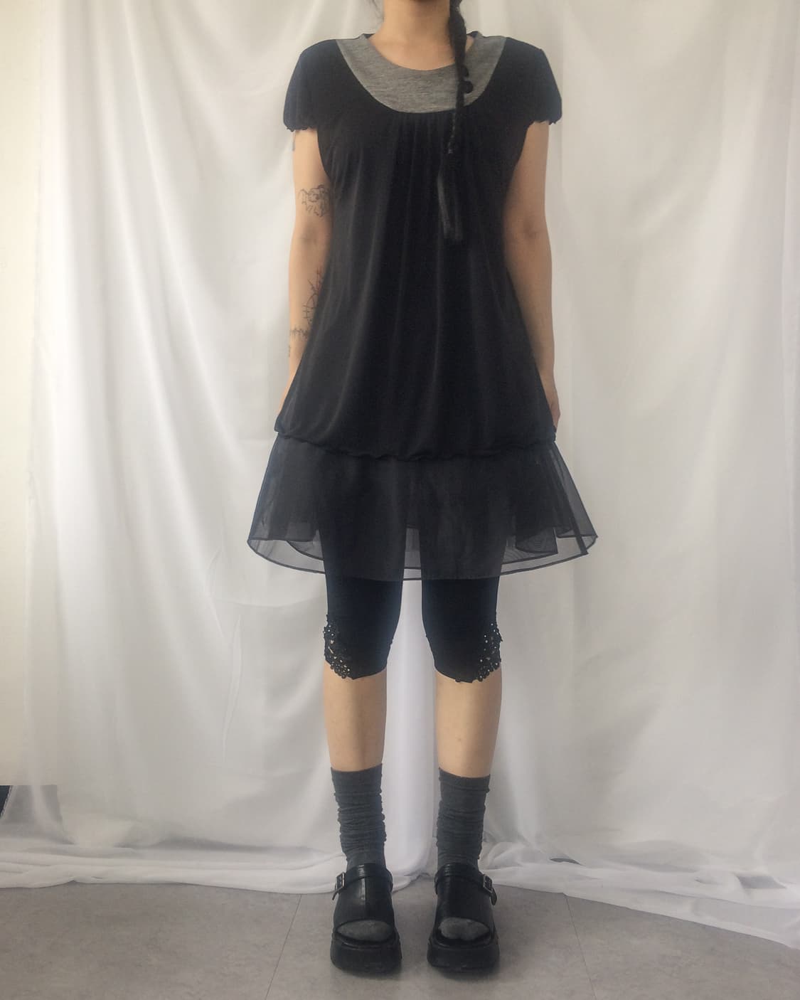 Layer point skirt 상품이미지5