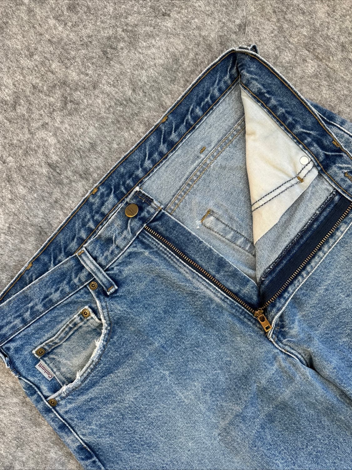 칼하트 B17 DST 연청바지 34X30 상품이미지5