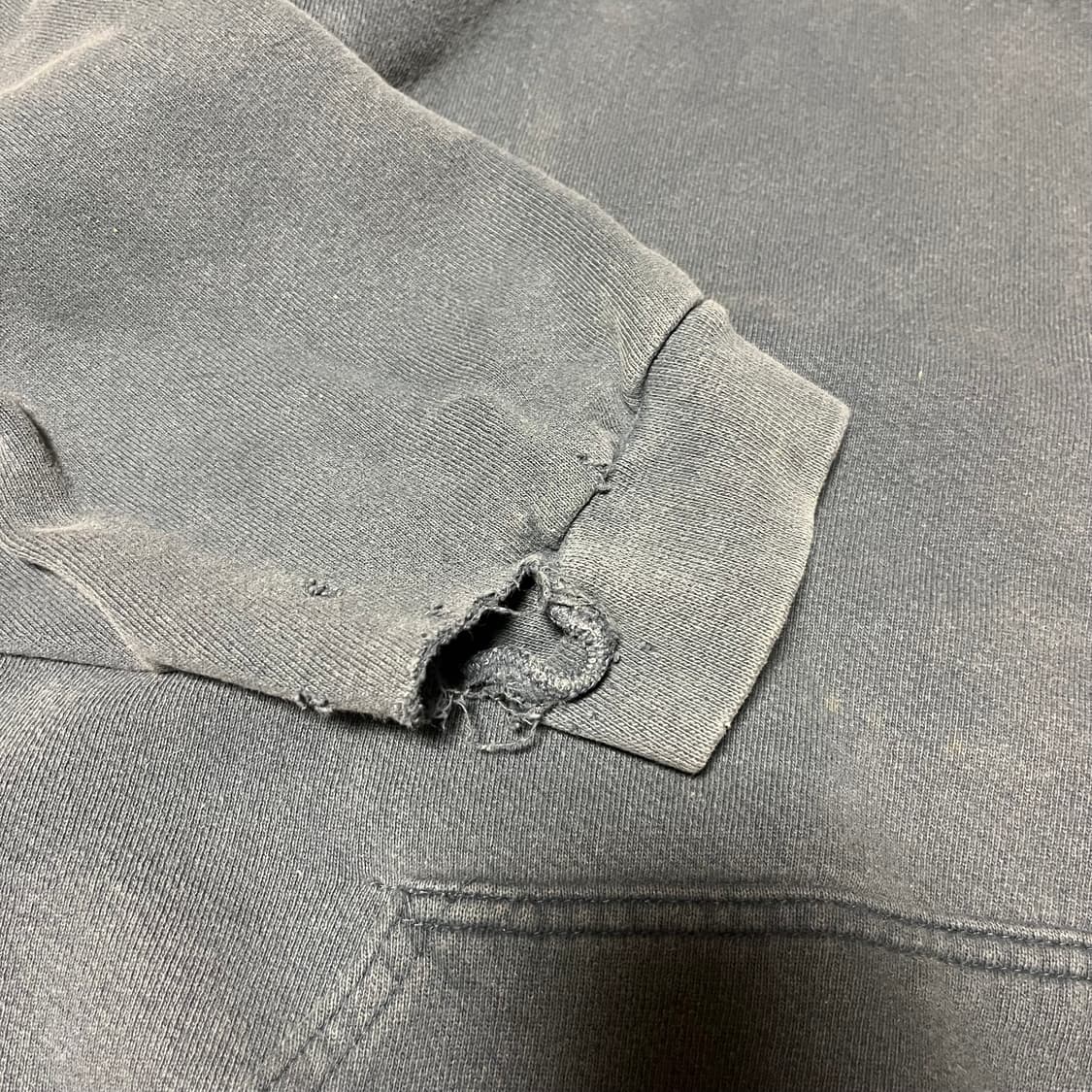 [L] 90s 빈티지 Tultex 디스트레스드 후디 상품이미지3
