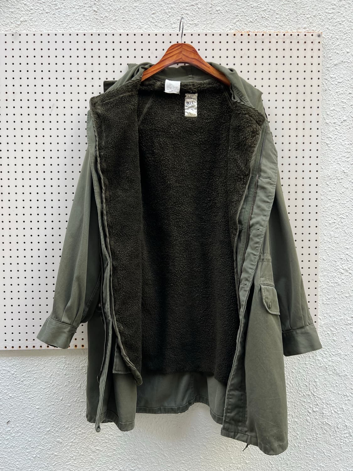 1970s FRENCH ARMY M-64 PARKA 모즈파카 개파카 상품이미지9