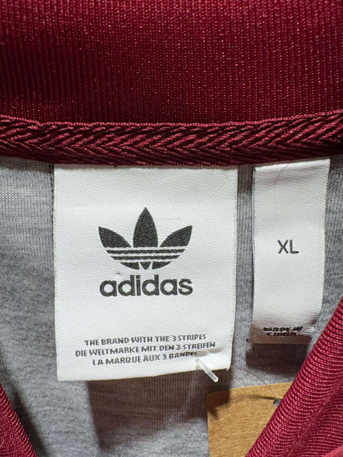 XL 아디다스 파이어버드 버건디 블루종 상품이미지5