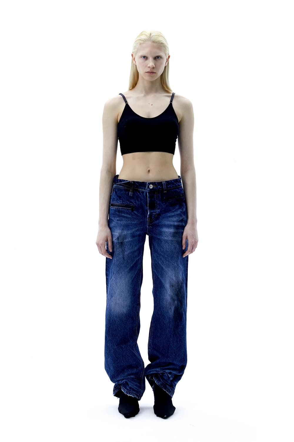 로딩룸 loading room dirty denim pants 상품이미지1