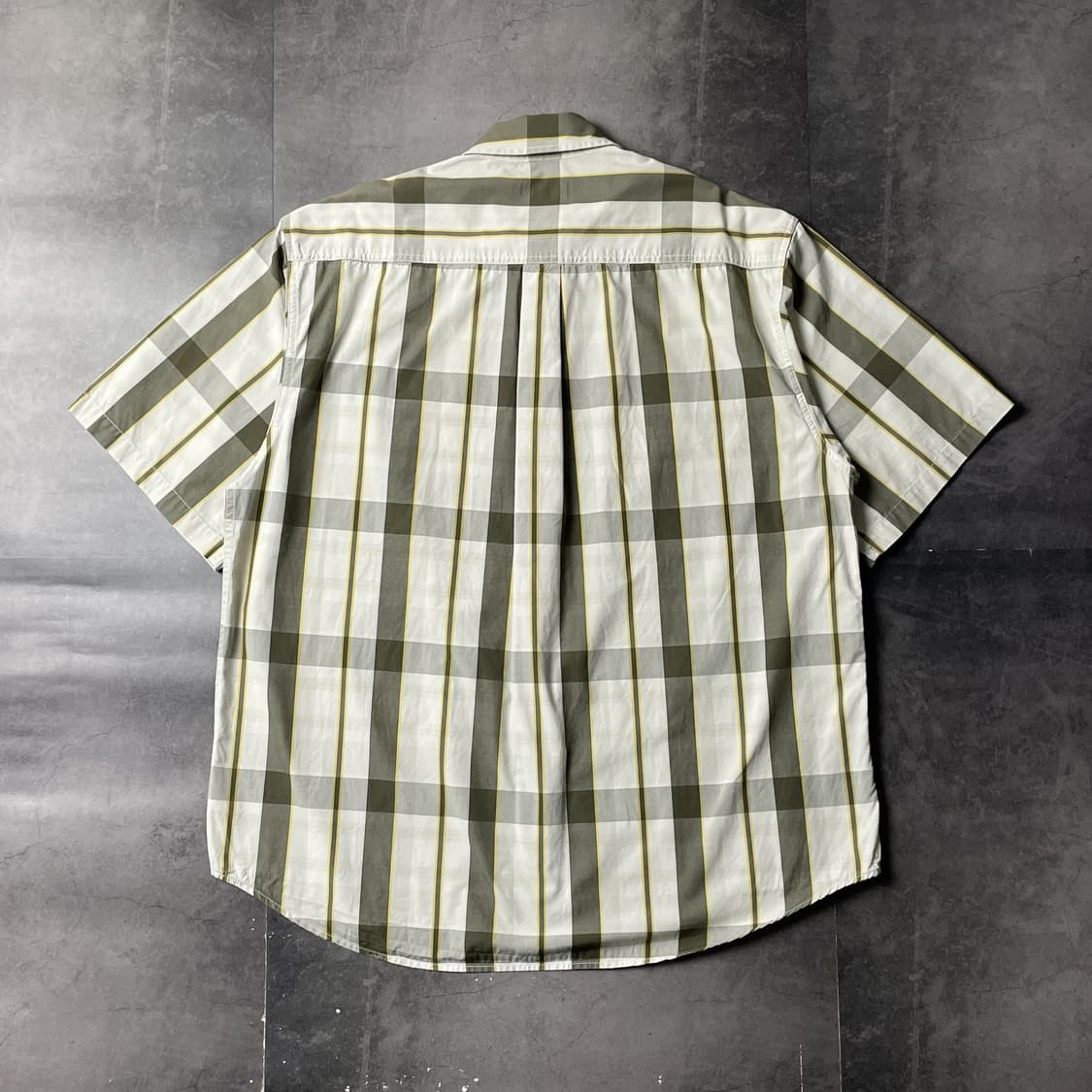 CARHARTT 칼하트 아이보리 체크 다운버튼 반팔 워크셔츠 A01081 상품이미지7