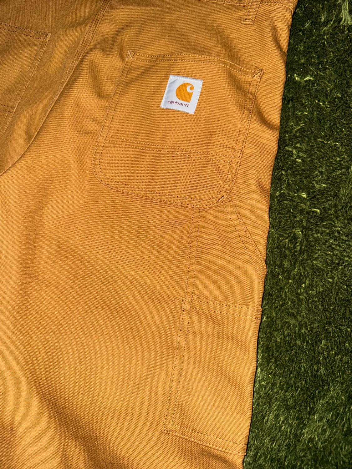 [32X32] 칼하트 WIP 코튼 블렌디드 싱글니 워크 팬츠 탄 상품이미지9