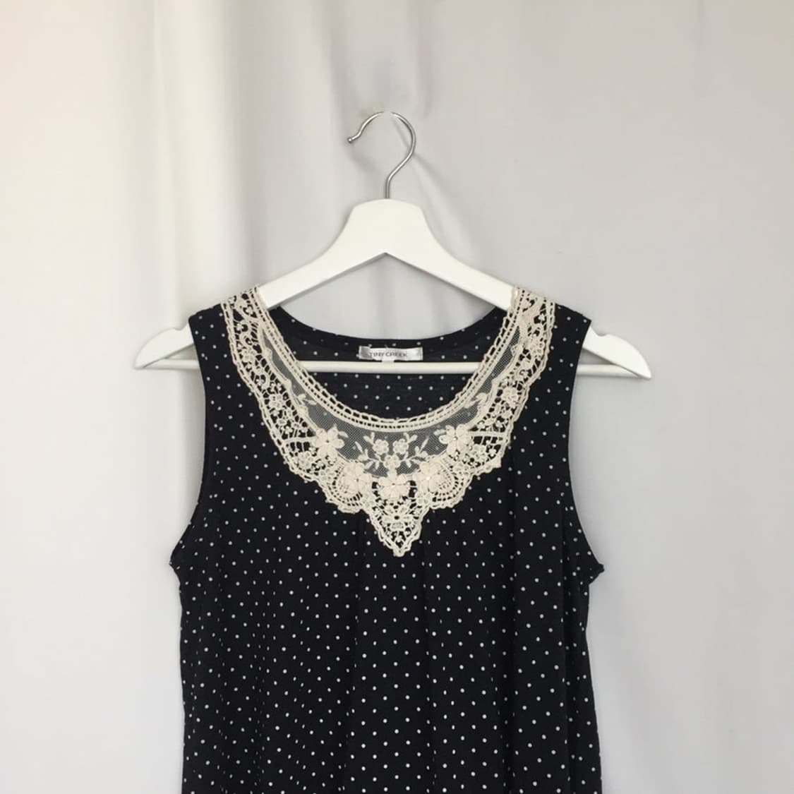 675. black lace petite dot dress 상품이미지2