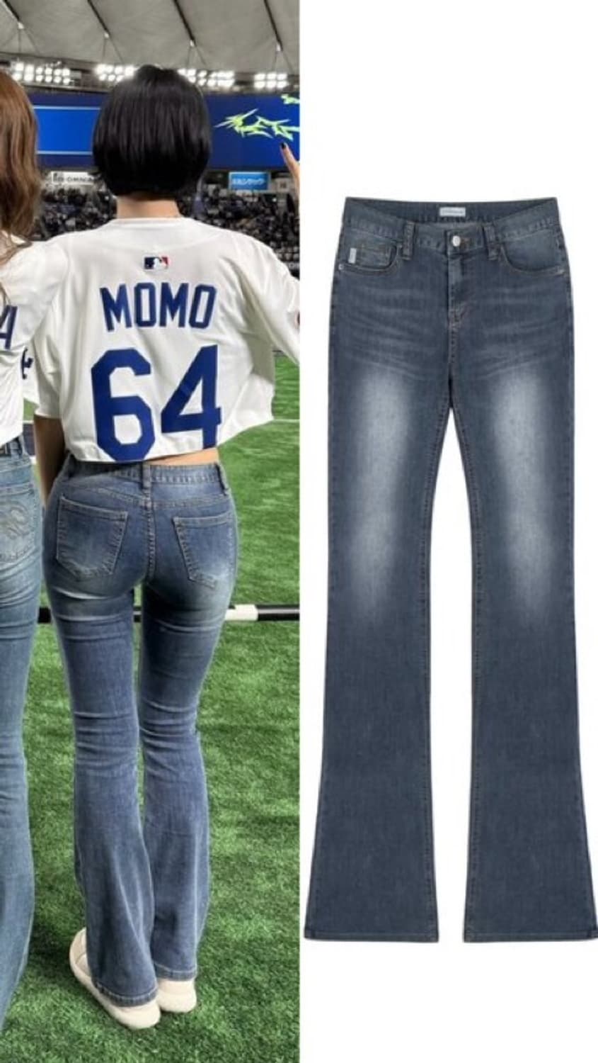 클리시어 부츠컷 청바지 (트와이스 모모 착용) 상품이미지1