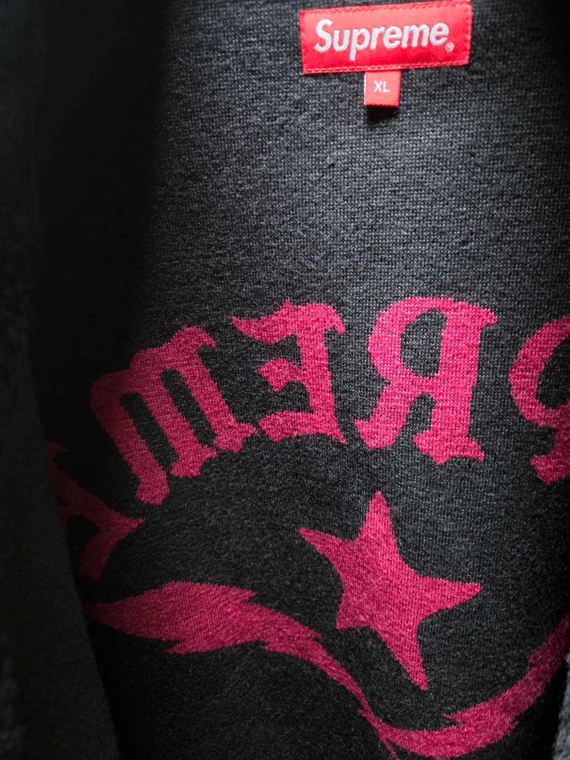 슈프림 스타 플리스 자켓 블랙 XL 상품이미지6