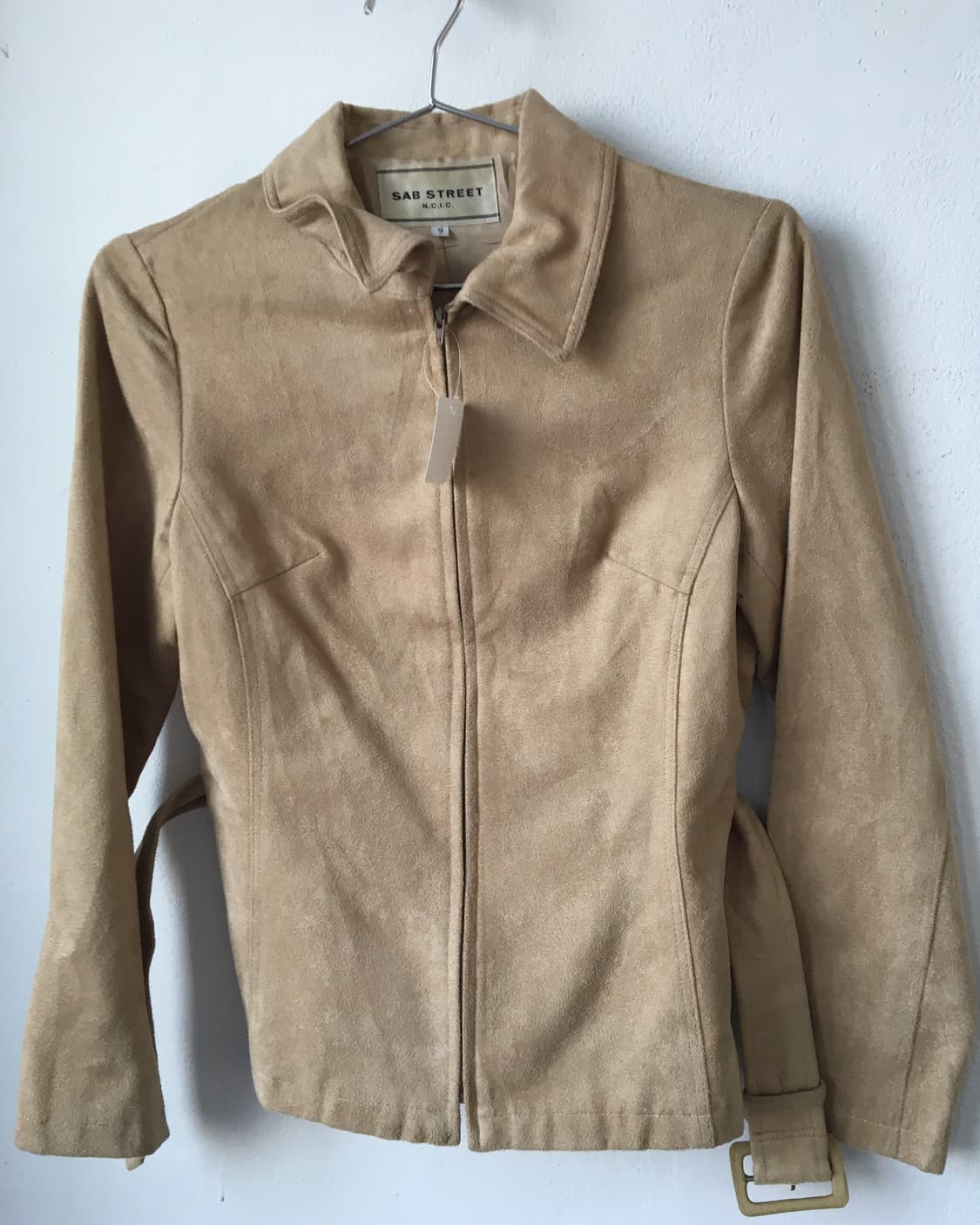 Belted suede shirt jackt 상품이미지3