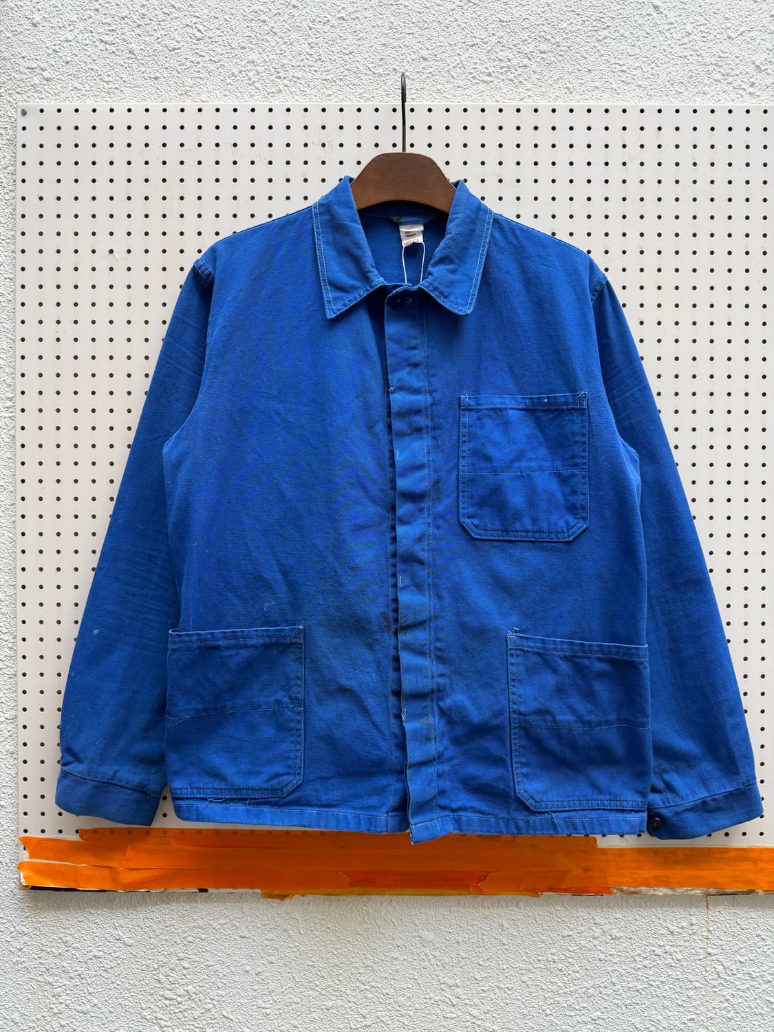 OLD MODEL WASHED BLUE 올드모델 빈티지 프렌치워크자켓 상품이미지1