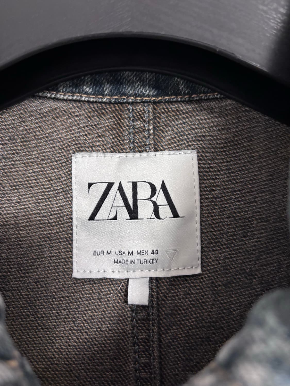 M 자라 빈티지 워싱 데님 자켓 상품이미지4