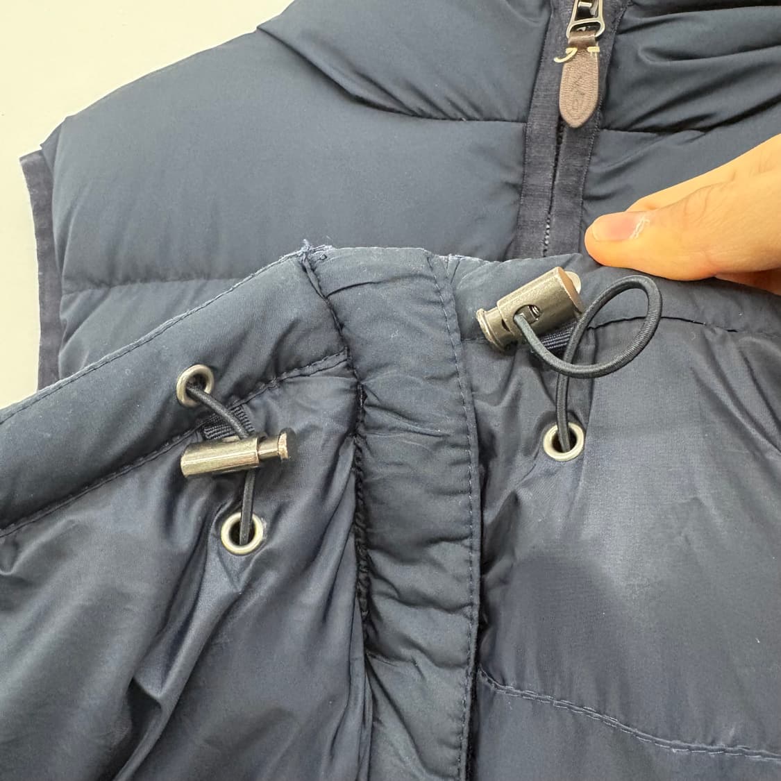 폴로 랄프로렌 빅포니 네이비 패딩 조끼 후드 XL 상품이미지5