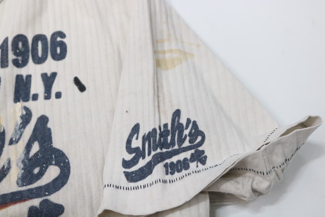 스미스아메리칸 빈티지 데미지 페인팅 와플 티셔츠 (LL) 상품이미지6