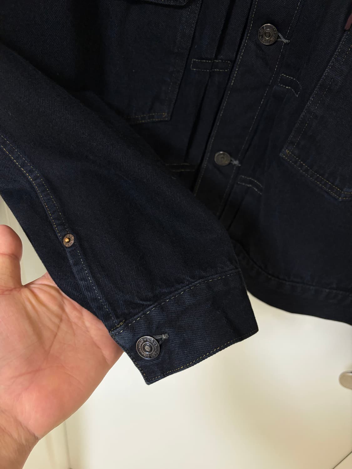 리바이스빈티지클로딩 LVC1953 TYPE2 507XX 블랙리자드 M40 상품이미지4