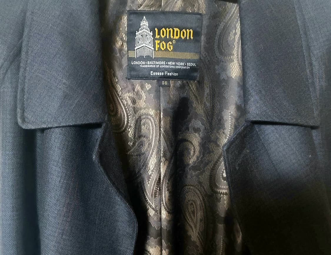 London Fog 90's 런던포그 순모 체크 나그랑코트 상품이미지7