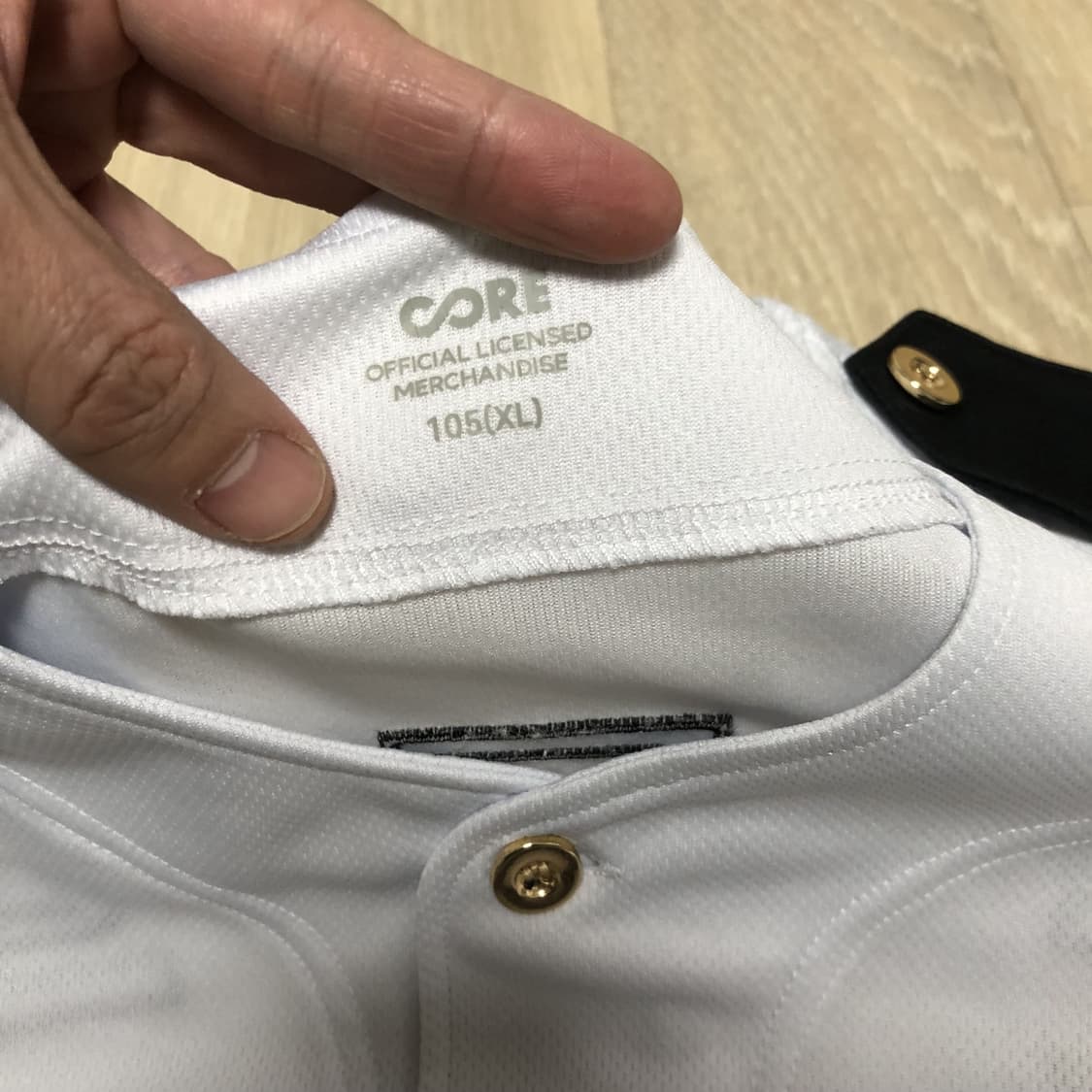 (105) 롯데자이언츠 윤동희 91 밀리터리 홈 어센틱 유니폼 져지 상품이미지6