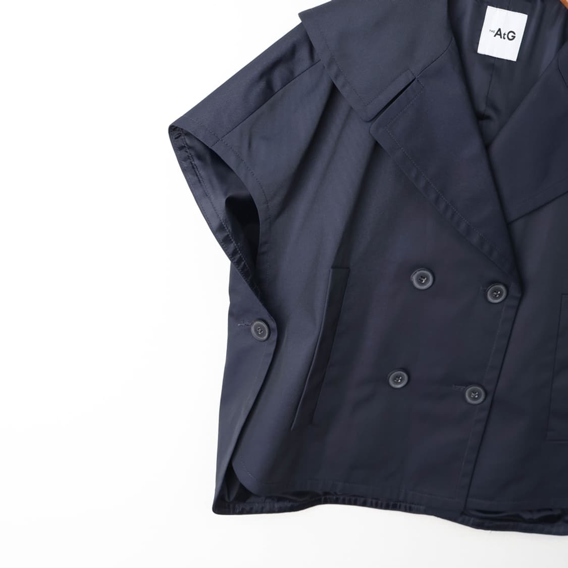 S/더엣지 숏 케이프 트렌치 자켓  상품이미지4