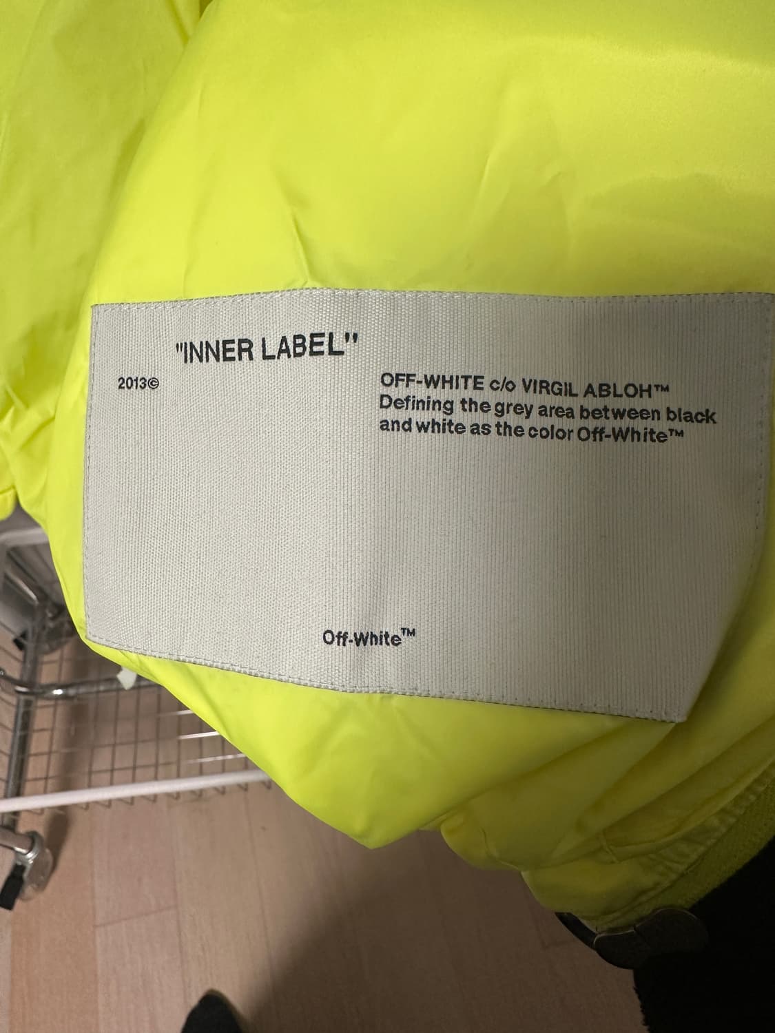 오프화이트 바람막이 투웨이 지퍼  상품이미지6