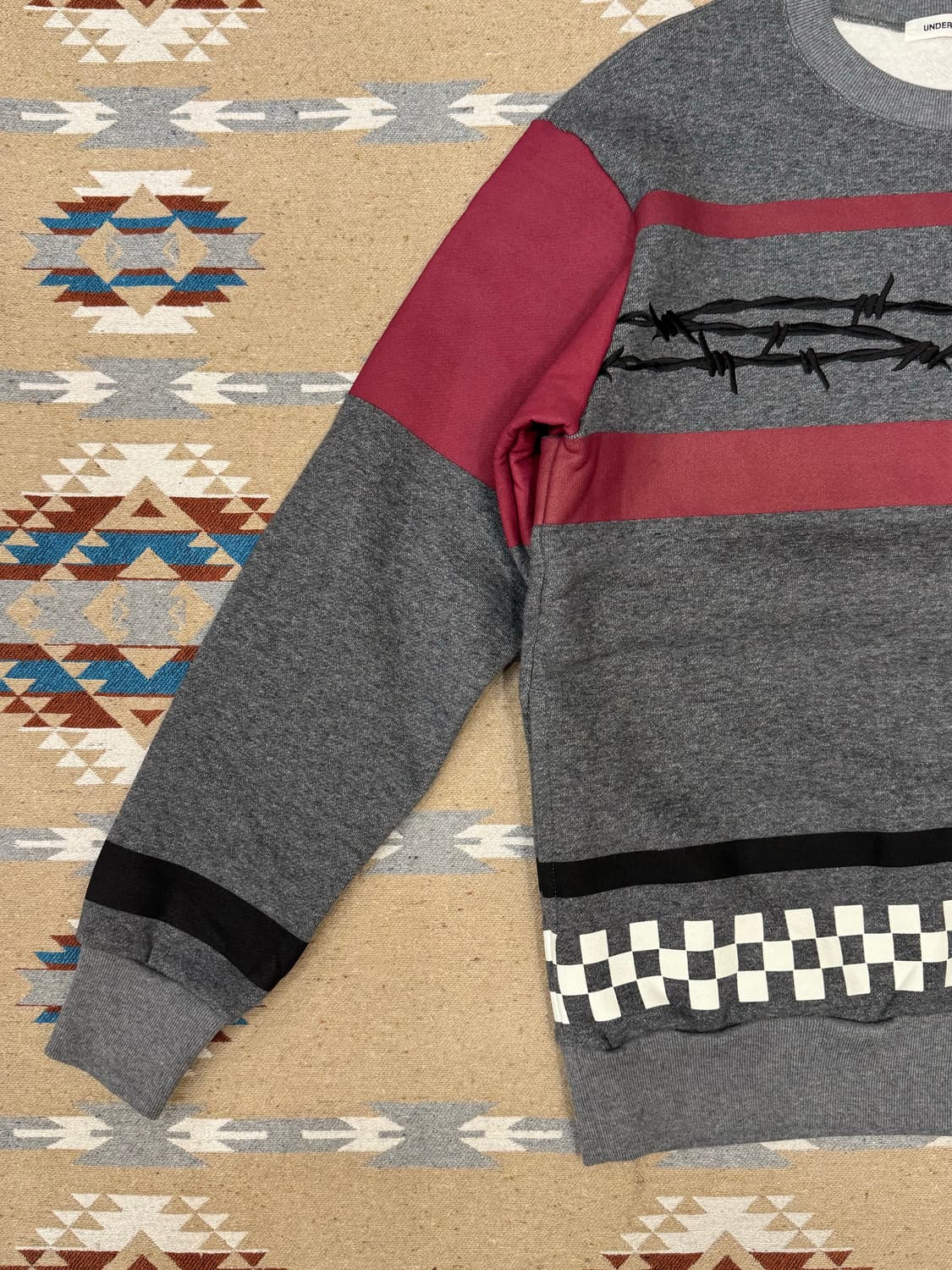 [3][L] 언더커버 와이어 체커 스웻 셔츠  24FW 상품이미지3