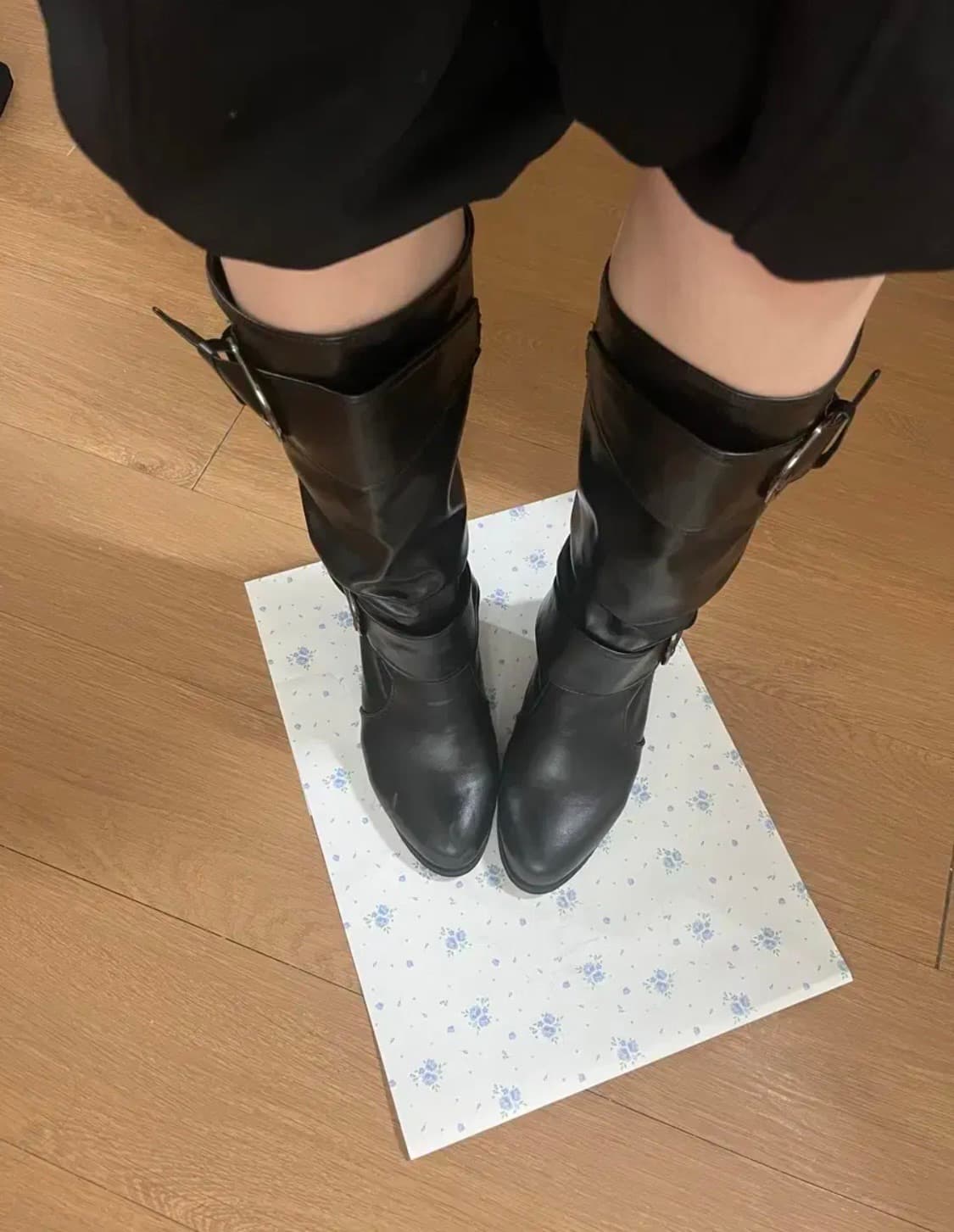 버클 벨트 부츠 235-240 상품이미지4