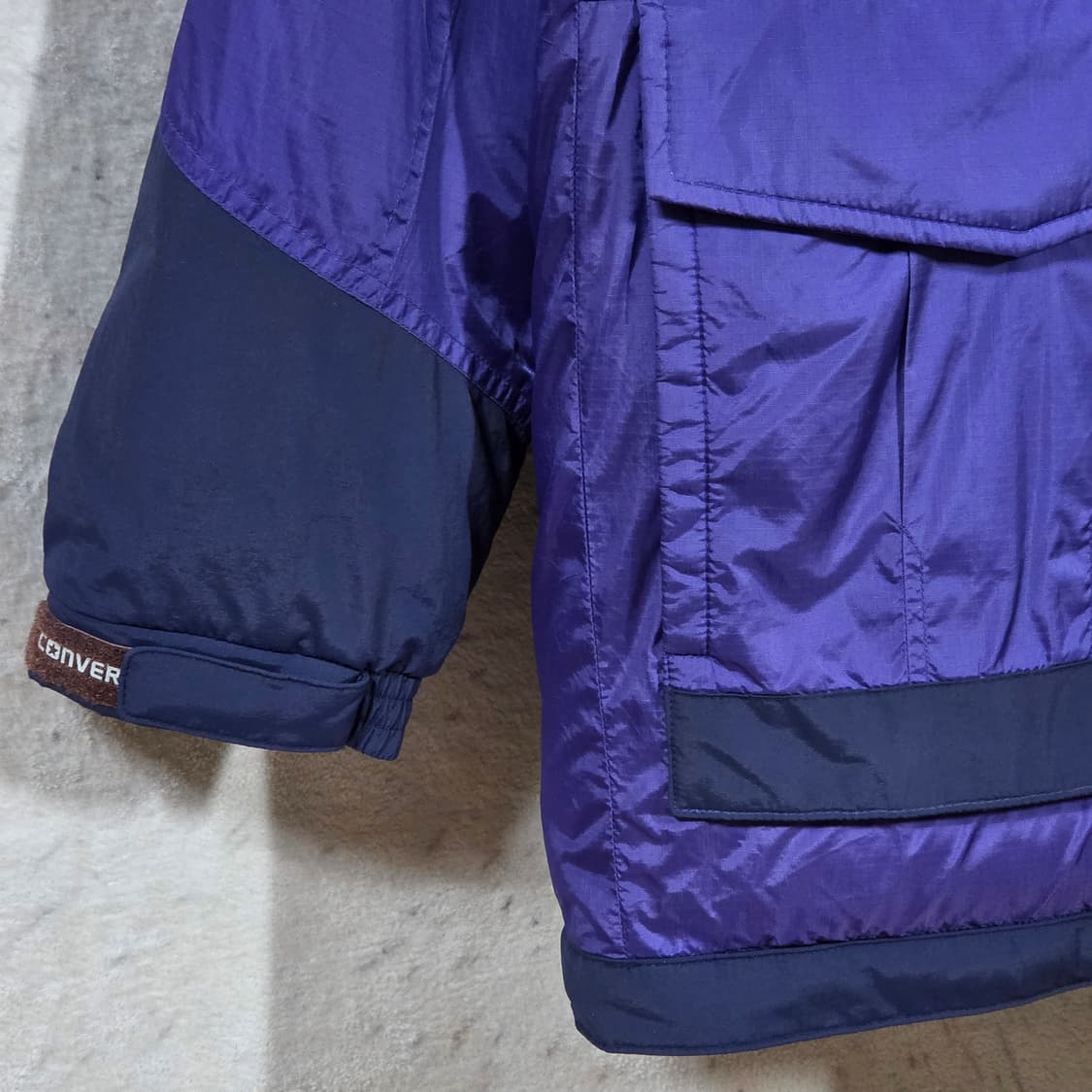 컨버스 데드스탁 덕다운 퍼플 패딩 상품이미지4