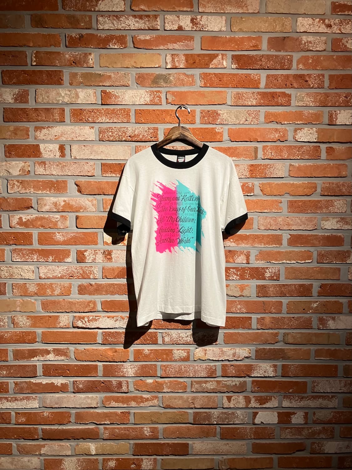 90s USA 빈티지 스크린 스타즈 링거 티셔츠 상품이미지1