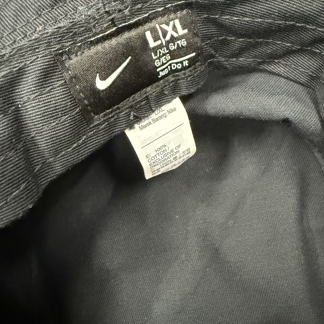 (L-XL)나이키 Nike 코튼 로고 버킷햇(블랙) 상품이미지4