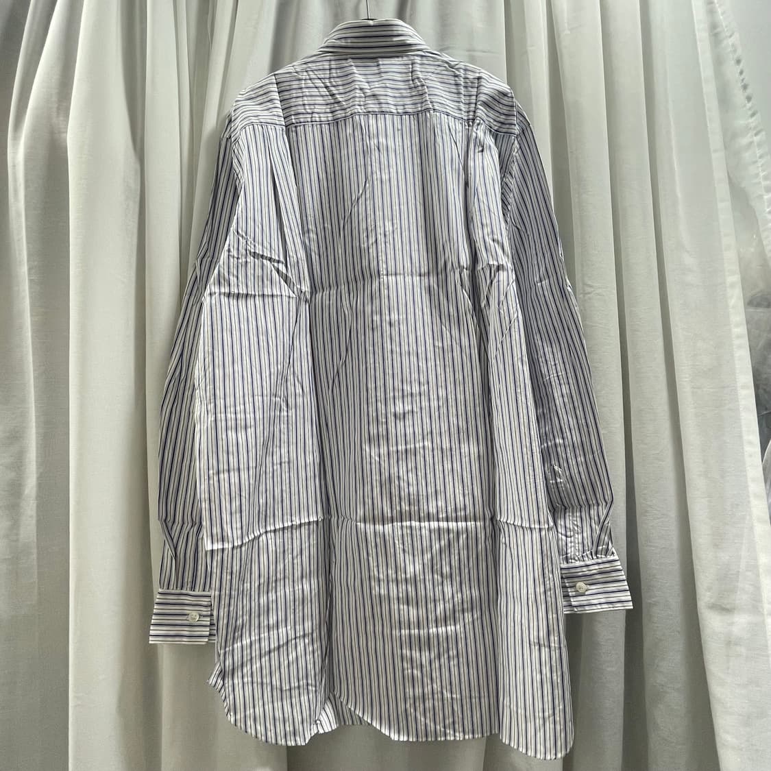 꼼데가르송/ 블랙하트 스트라이프 셔츠/ XL 상품이미지2
