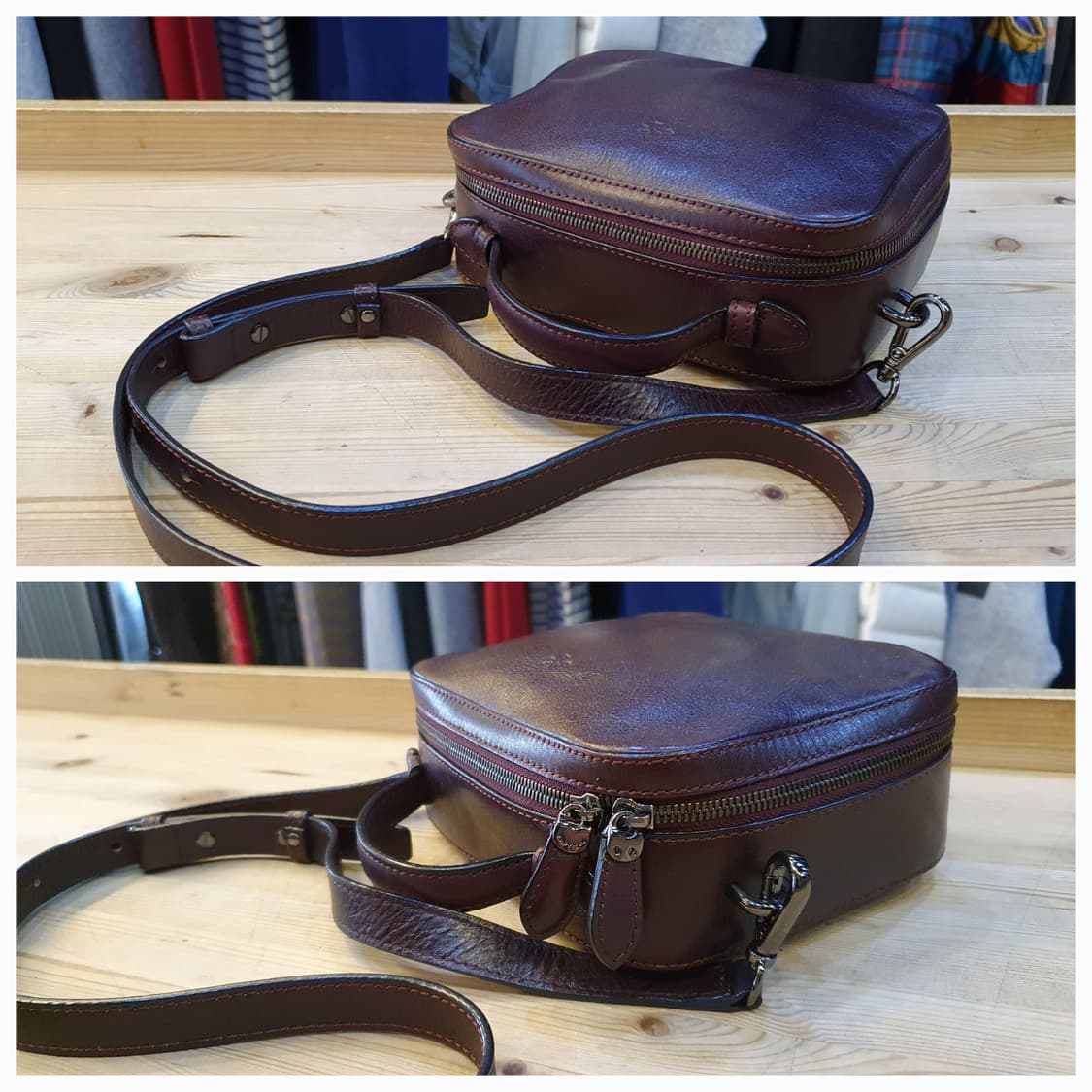 Monsac 레더 크로스백 상품이미지2