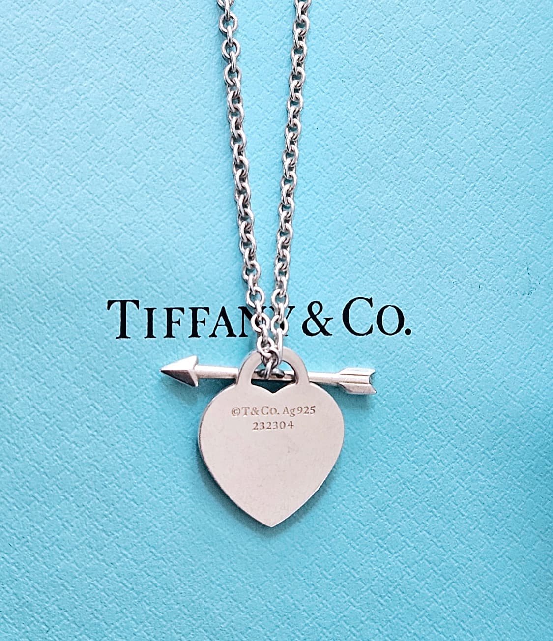 티파니앤코 리턴투 러브스트럭 하트 태그 목걸이 s [정품/영수증풀박스] 상품이미지2