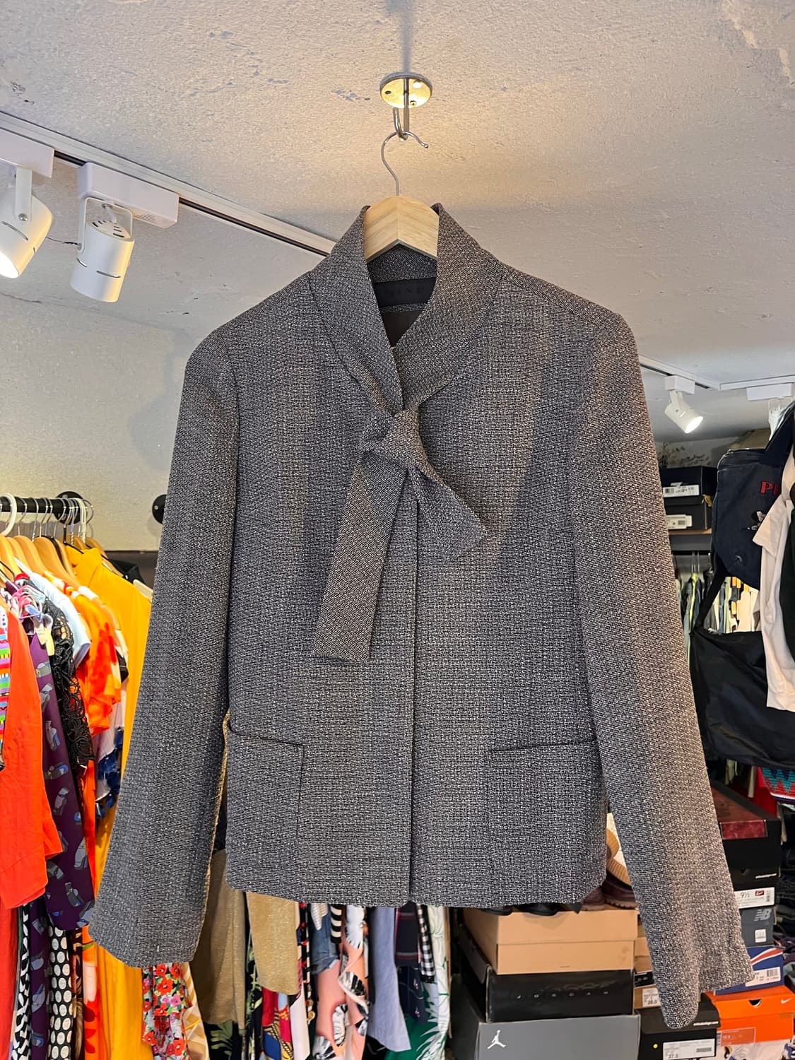 마인 리본 디테일 블레이저 상품이미지3